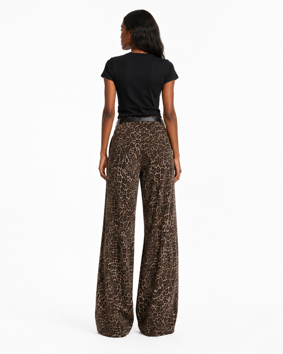 Pantalón estampado leopardo
