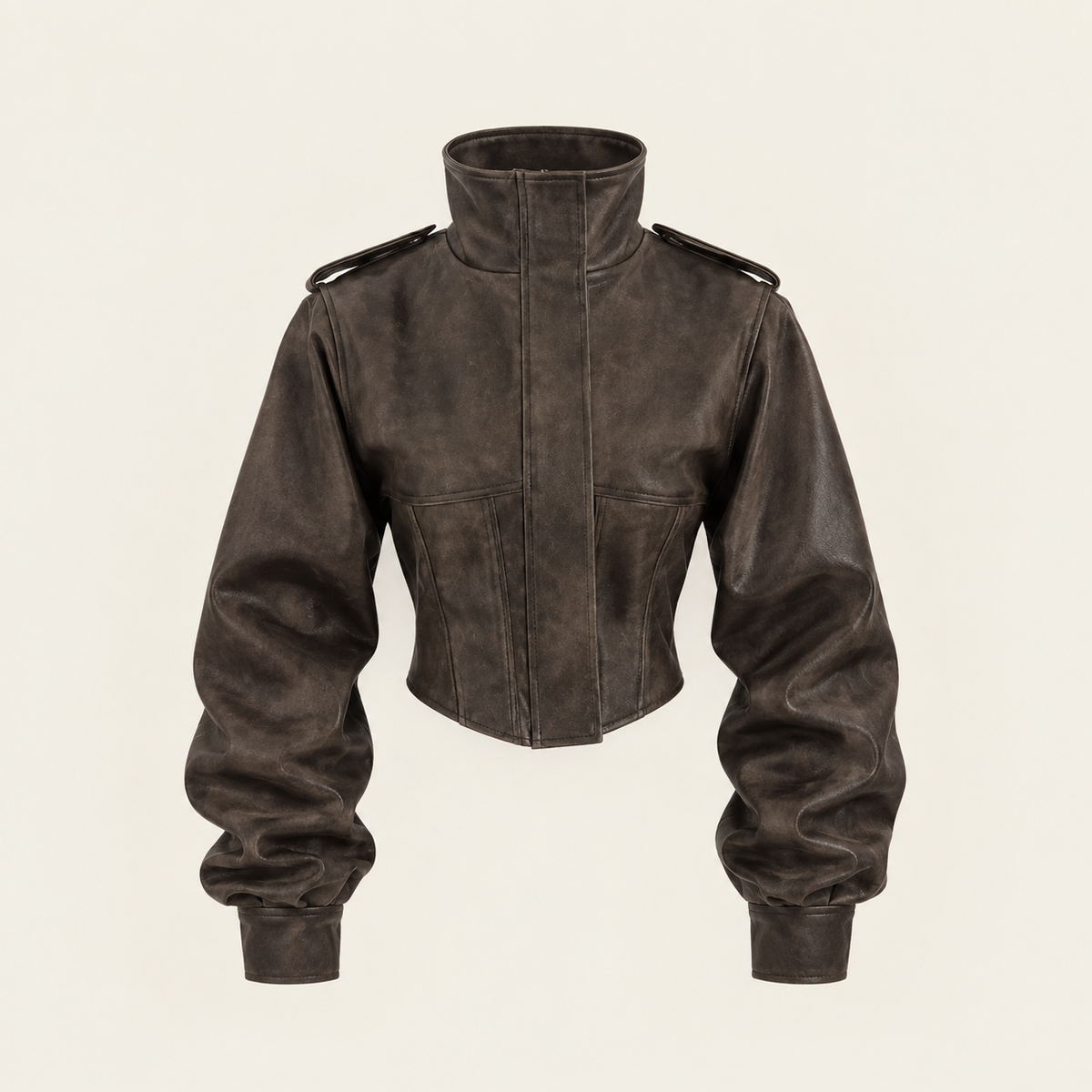 Adriana | Chaqueta vintage efecto piel