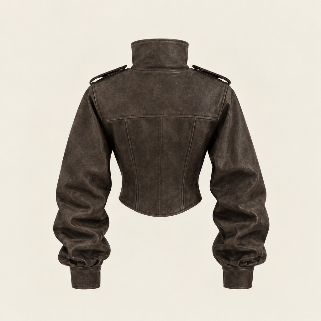 Adriana | Chaqueta vintage efecto piel