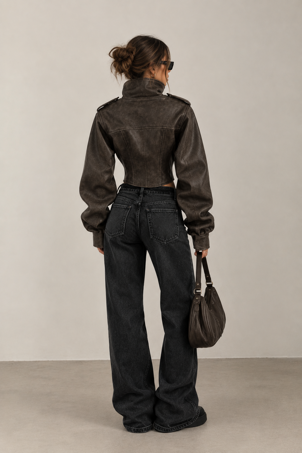 Adriana | Chaqueta vintage efecto piel