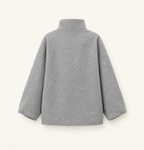 Victoria | Abrigo gris de cuello alto