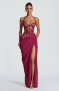 Vestido largo Bonita - Mulberry