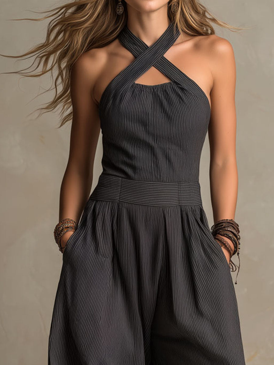 Mono de escote halter Ariadna