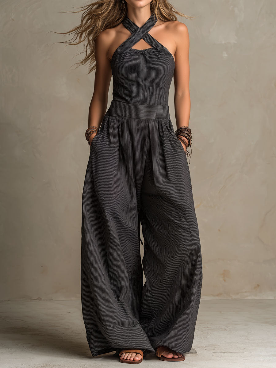 Mono de escote halter Ariadna