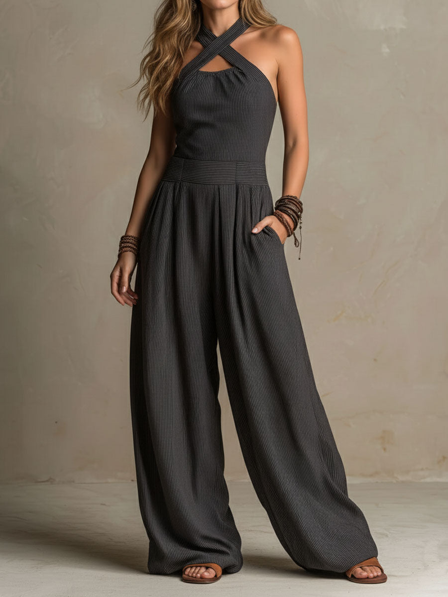 Mono de escote halter Ariadna