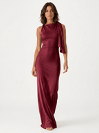 Carlota | Vestido asimétrico con lazo