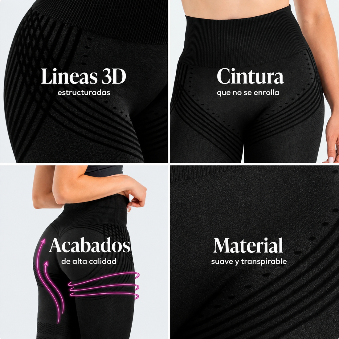 Leggings 3D: siéntete sexy y segura